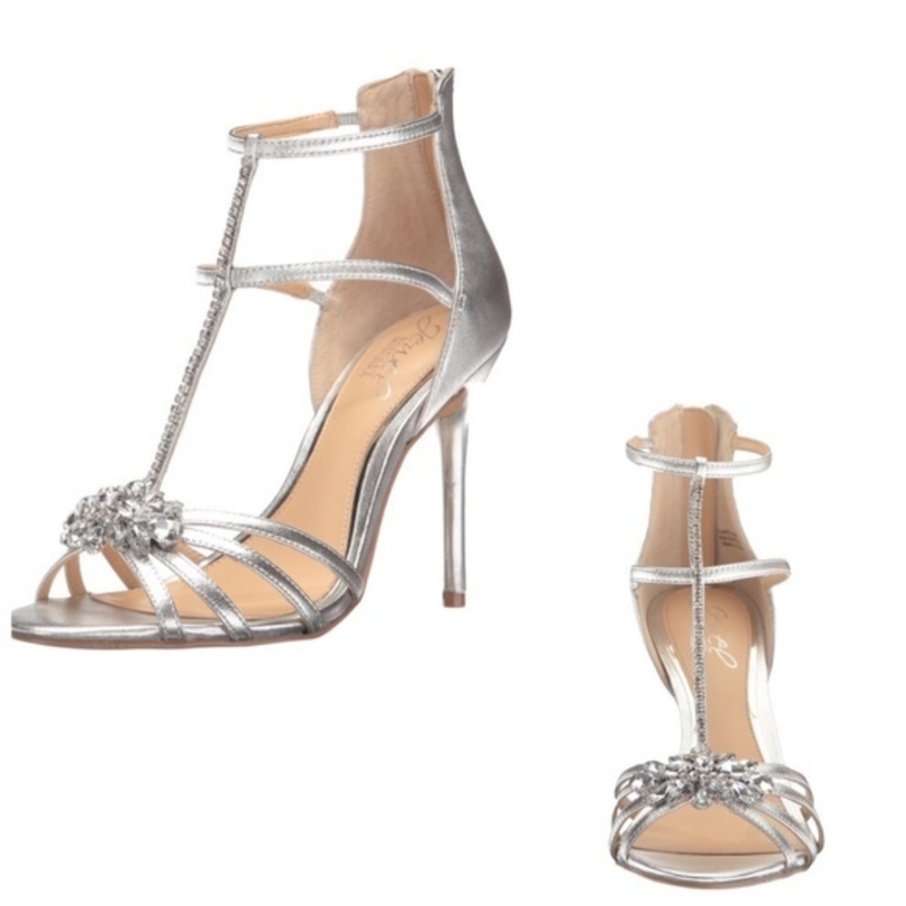 Jewel Badgley Mischka Hazel II Embellished Heels